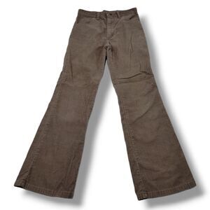 Vintage Wrangler Pants Size 12 W26"xL27" Corduroy Pants Boot Cut Pants Mid Rise